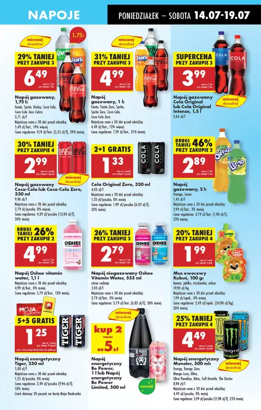 Biedronka - gazetka promocyjna Od poniedziałku, Z ladą tradycyjną od poniedziałku 14.07 do niedzieli 20.07 - strona 49