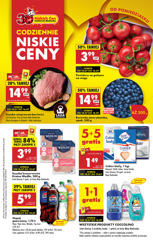 Biedronka - gazetka promocyjna Od poniedziałku, Z ladą tradycyjną od poniedziałku 14.07 do niedzieli 20.07