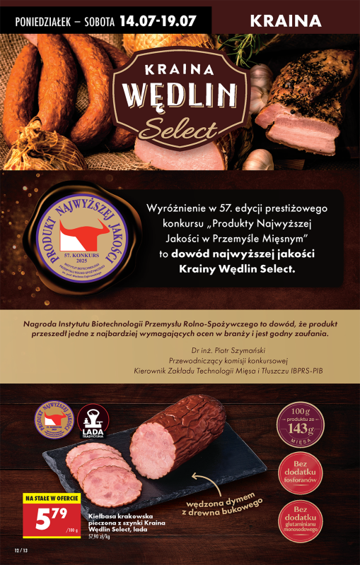 Biedronka - gazetka promocyjna Od poniedziałku, Z ladą tradycyjną od poniedziałku 14.07 do niedzieli 20.07 - strona 34