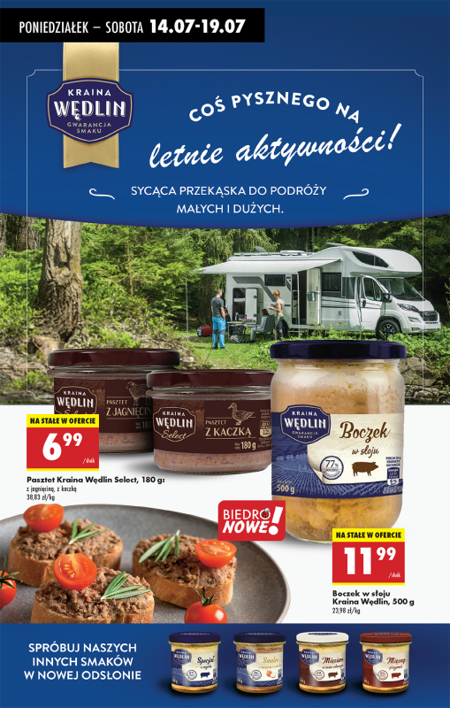 Biedronka - gazetka promocyjna Od poniedziałku, Z ladą tradycyjną od poniedziałku 14.07 do niedzieli 20.07 - strona 70