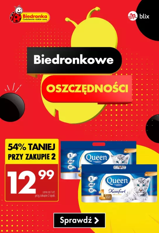 Biedronka - gazetka promocyjna Biedronkowe oszczędności od poniedziałku 14.07 do środy 16.07