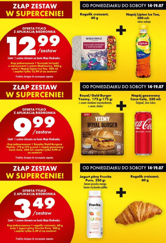 Biedronka - gazetka promocyjna Biedronkowe oszczędności od poniedziałku 14.07 do środy 16.07 - strona 7