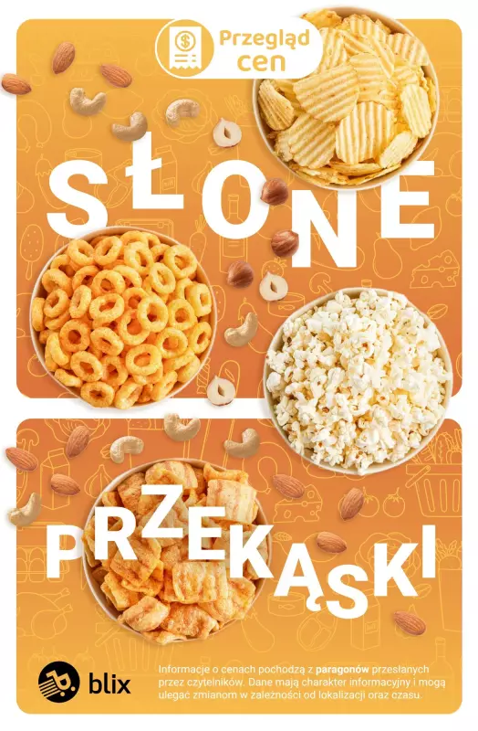 Biedronka - gazetka promocyjna Słone przekąski - przegląd cen  