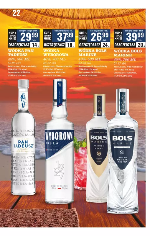 Biedronka - gazetka promocyjna Czas na toast od środy 16.07 do soboty 26.07 - strona 22