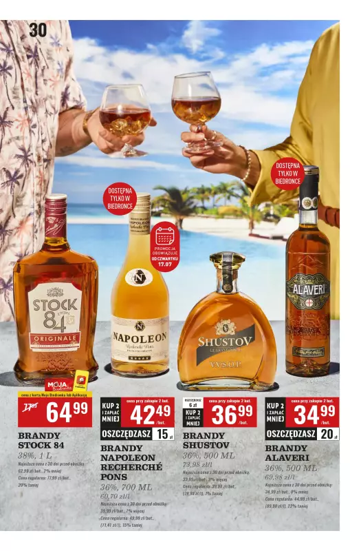 Biedronka - gazetka promocyjna Czas na toast od środy 16.07 do soboty 26.07 - strona 30