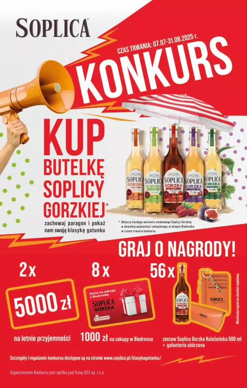 Biedronka - gazetka promocyjna Czas na toast od środy 16.07 do soboty 26.07 - strona 25