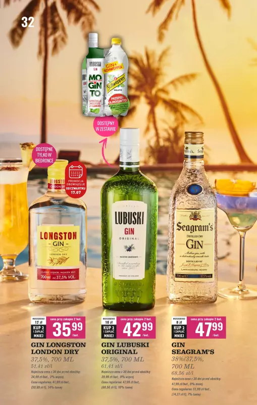 Biedronka - gazetka promocyjna Czas na toast od środy 16.07 do soboty 26.07 - strona 32