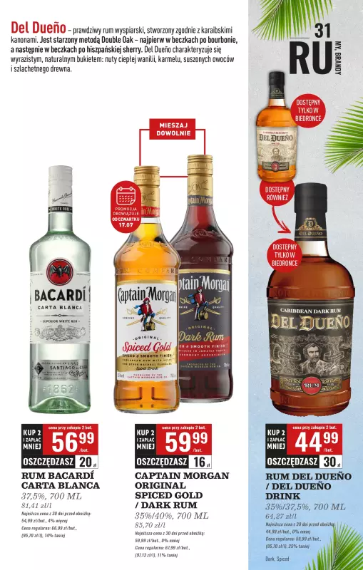 Biedronka - gazetka promocyjna Czas na toast od środy 16.07 do soboty 26.07 - strona 31