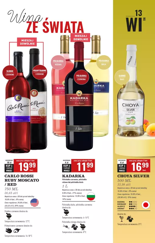 Biedronka - gazetka promocyjna Czas na toast od środy 16.07 do soboty 26.07 - strona 13