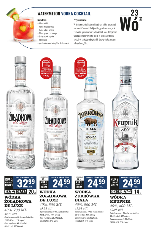 Biedronka - gazetka promocyjna Czas na toast od środy 16.07 do soboty 26.07 - strona 23