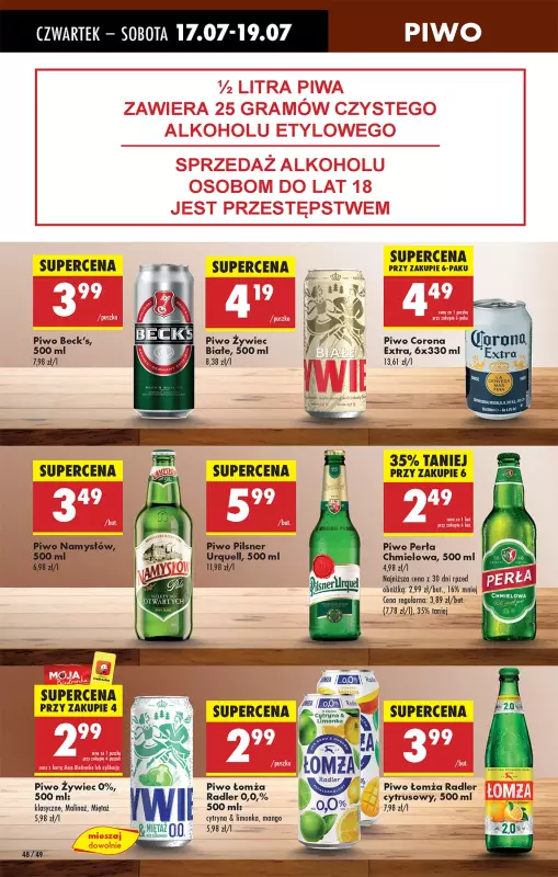 Biedronka - gazetka promocyjna Od czwartku od czwartku 17.07 do środy 23.07 - strona 58