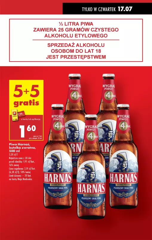 Biedronka - gazetka promocyjna Od czwartku od czwartku 17.07 do środy 23.07 - strona 15
