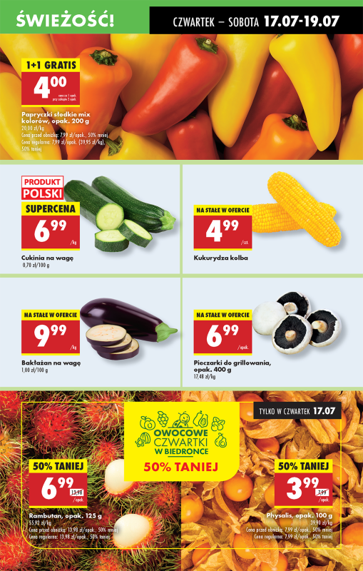 Biedronka - gazetka promocyjna Od czwartku od czwartku 17.07 do środy 23.07 - strona 21