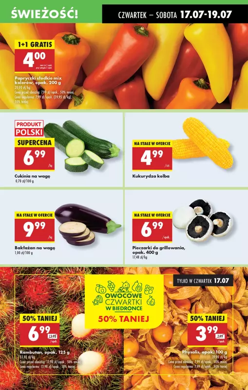 Biedronka - gazetka promocyjna Od czwartku od czwartku 17.07 do środy 23.07 - strona 21