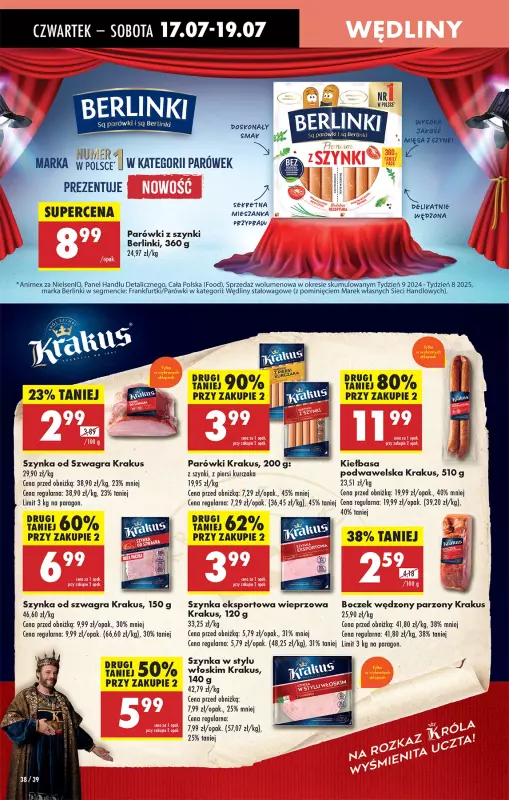 Biedronka - gazetka promocyjna Od czwartku od czwartku 17.07 do środy 23.07 - strona 44