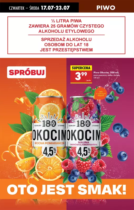 Biedronka - gazetka promocyjna Od czwartku od czwartku 17.07 do środy 23.07 - strona 57