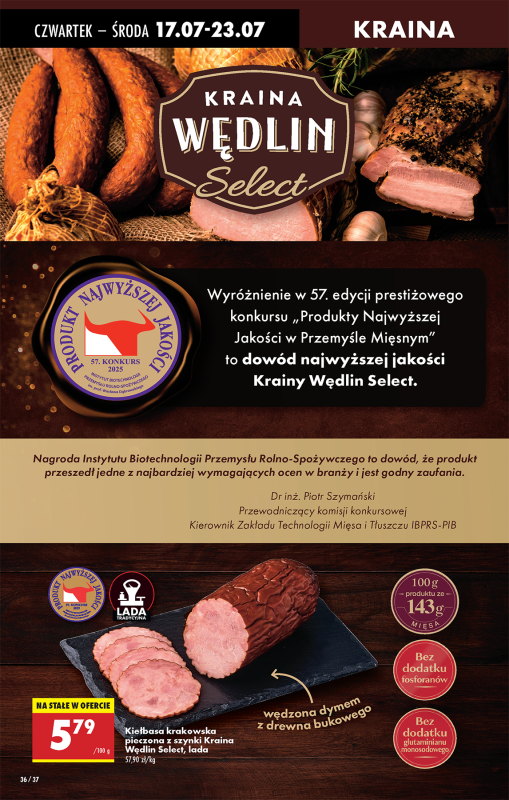 Biedronka - gazetka promocyjna Od czwartku, Z ladą tradycyjną od czwartku 17.07 do środy 23.07 - strona 42