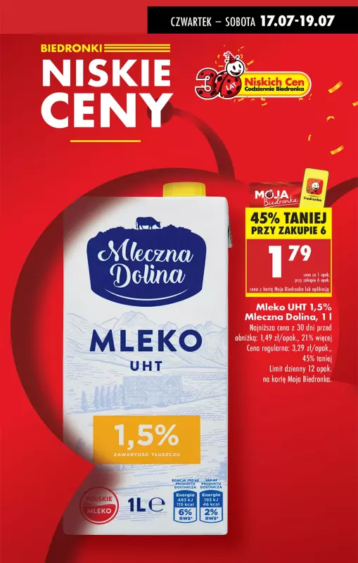 Biedronka - gazetka promocyjna Najlepsze promocje! od czwartku 17.07 do soboty 19.07 - strona 6