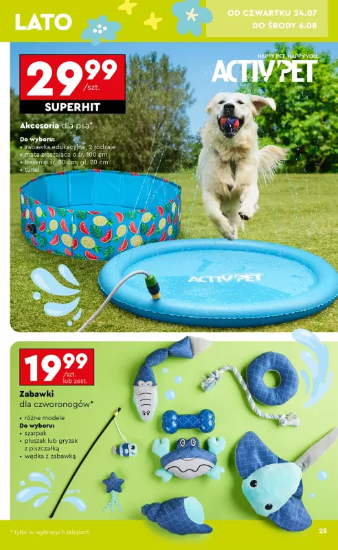 Biedronka - gazetka promocyjna Okazje tygodnia od 21.07 od poniedziałku 21.07 do środy 06.08 - strona 27