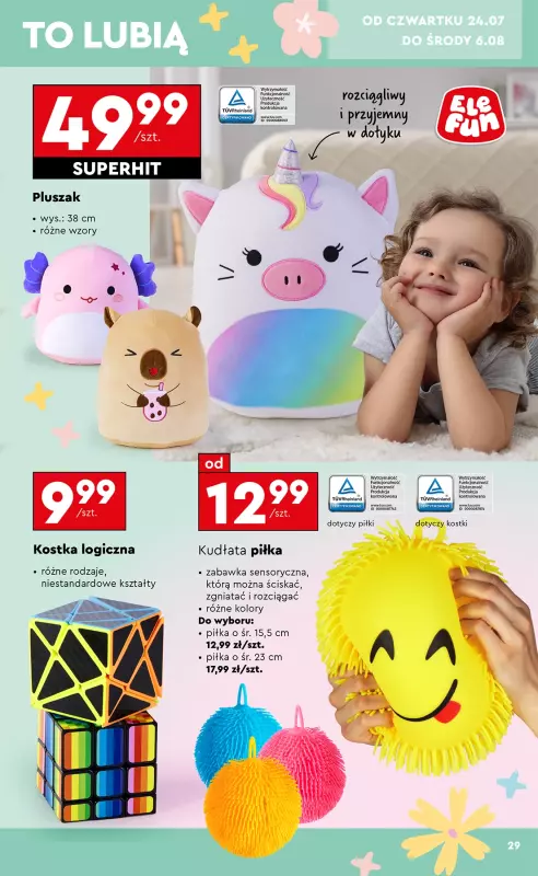 Biedronka - gazetka promocyjna Okazje tygodnia od 21.07 od poniedziałku 21.07 do środy 06.08 - strona 31