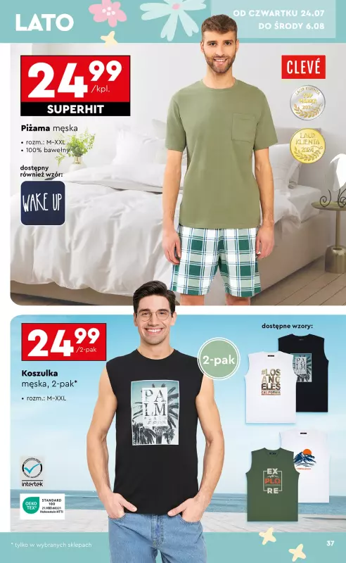 Biedronka - gazetka promocyjna Okazje tygodnia od 21.07 od poniedziałku 21.07 do środy 06.08 - strona 39