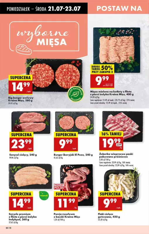 Biedronka - gazetka promocyjna Od poniedziałku od poniedziałku 21.07 do niedzieli 27.07 - strona 20