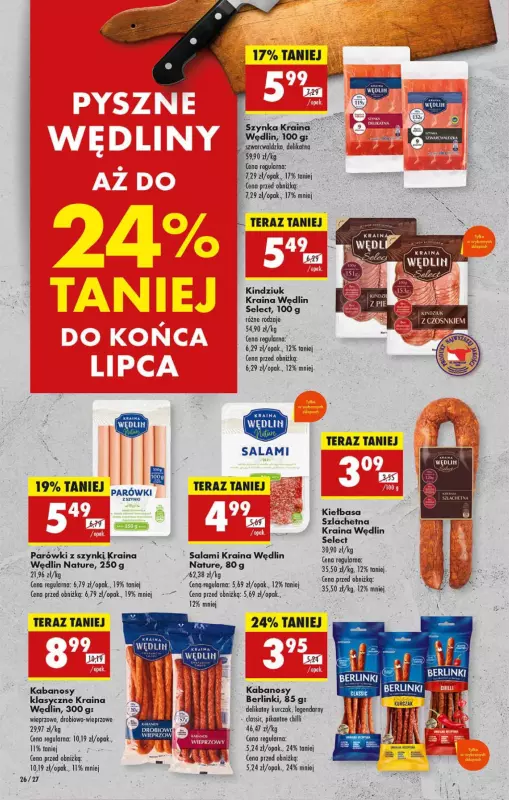 Biedronka - gazetka promocyjna Od poniedziałku od poniedziałku 21.07 do niedzieli 27.07 - strona 26