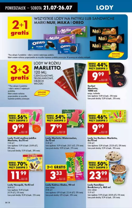 Biedronka - gazetka promocyjna Od poniedziałku od poniedziałku 21.07 do niedzieli 27.07 - strona 30