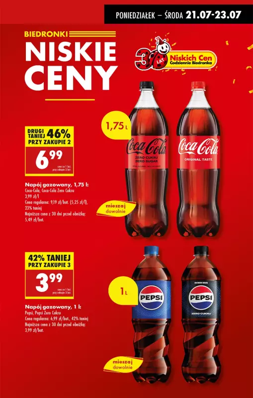 Biedronka - gazetka promocyjna Od poniedziałku, Z ladą tradycyjną od poniedziałku 21.07 do niedzieli 27.07 - strona 15