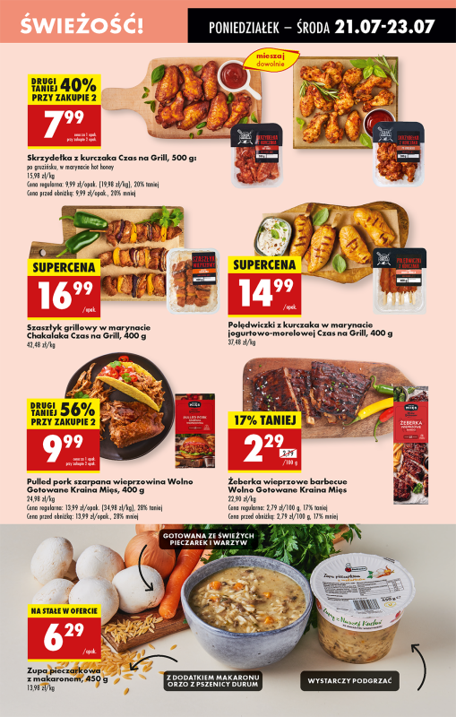 Biedronka - gazetka promocyjna Od poniedziałku, Z ladą tradycyjną od poniedziałku 21.07 do niedzieli 27.07 - strona 29