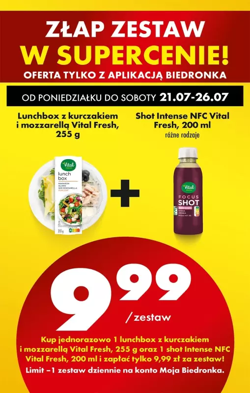 Biedronka - gazetka promocyjna Od poniedziałku, Z ladą tradycyjną   - strona 3