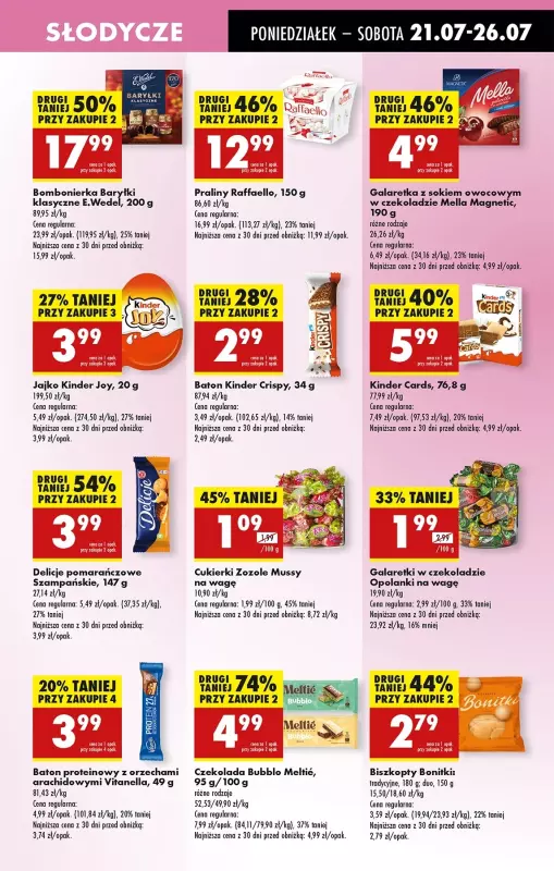 Biedronka - gazetka promocyjna Od poniedziałku, Z ladą tradycyjną od poniedziałku 21.07 do niedzieli 27.07 - strona 49