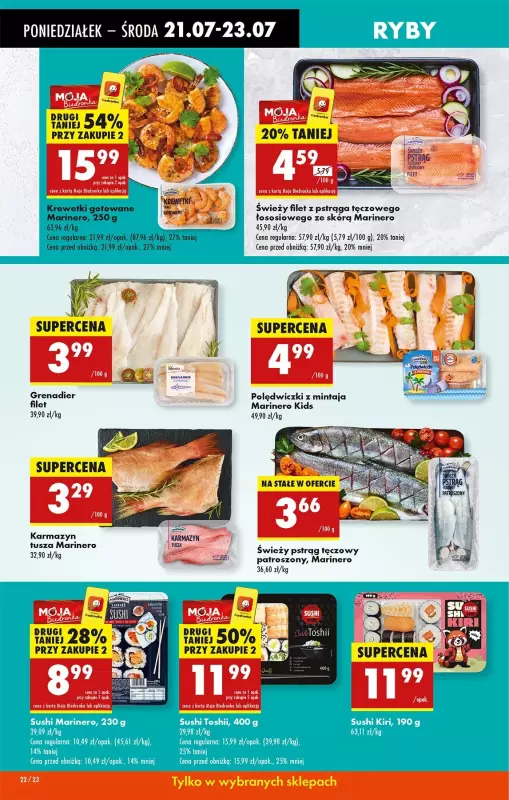 Biedronka - gazetka promocyjna Od poniedziałku, Z ladą tradycyjną od poniedziałku 21.07 do niedzieli 27.07 - strona 30