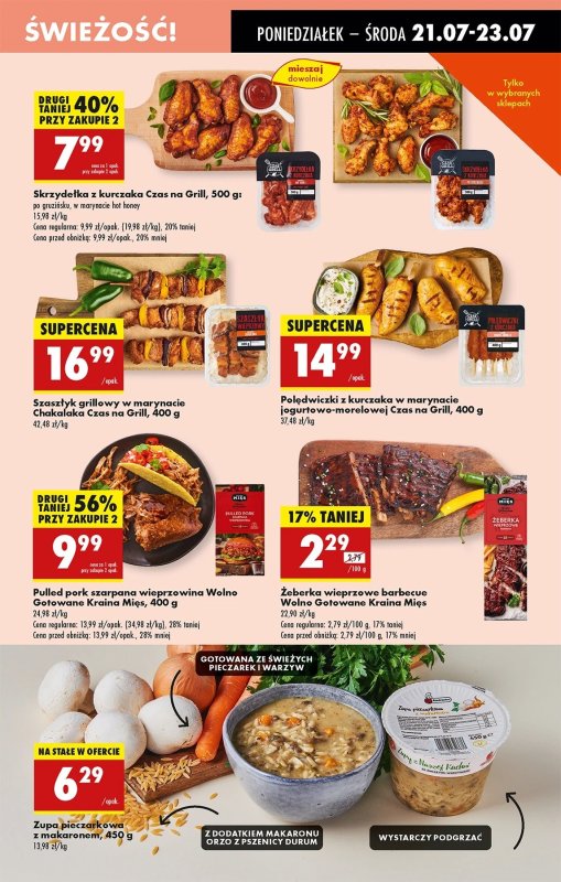Biedronka - gazetka promocyjna Od poniedziałku, Z ladą tradycyjną od poniedziałku 21.07 do niedzieli 27.07 - strona 29