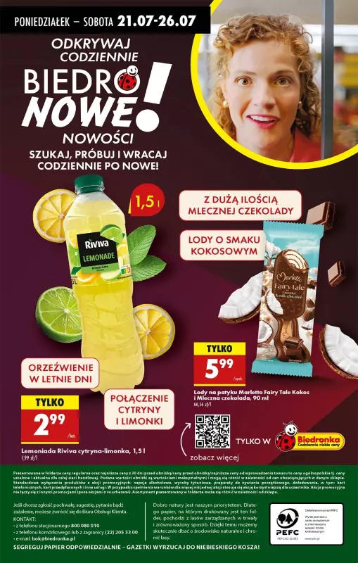 Biedronka - gazetka promocyjna Od poniedziałku, Z ladą tradycyjną od poniedziałku 21.07 do niedzieli 27.07 - strona 82