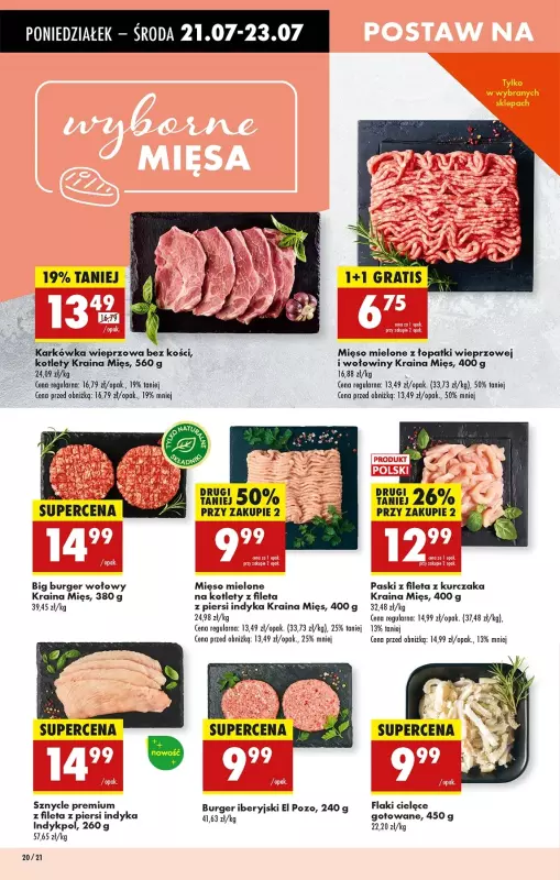 Biedronka - gazetka promocyjna Od poniedziałku, Z ladą tradycyjną od poniedziałku 21.07 do niedzieli 27.07 - strona 28