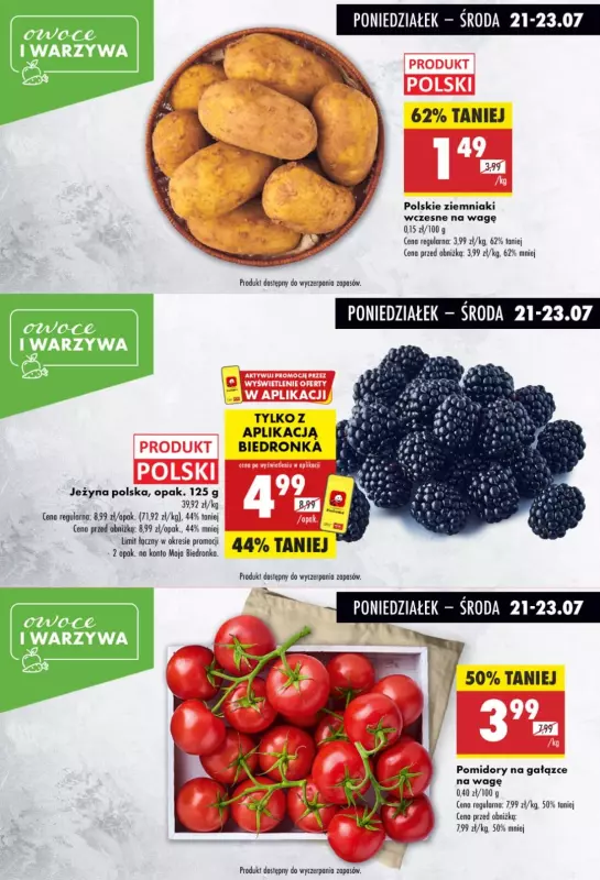 Biedronka - gazetka promocyjna Biedronkowe oszczędności   - strona 3