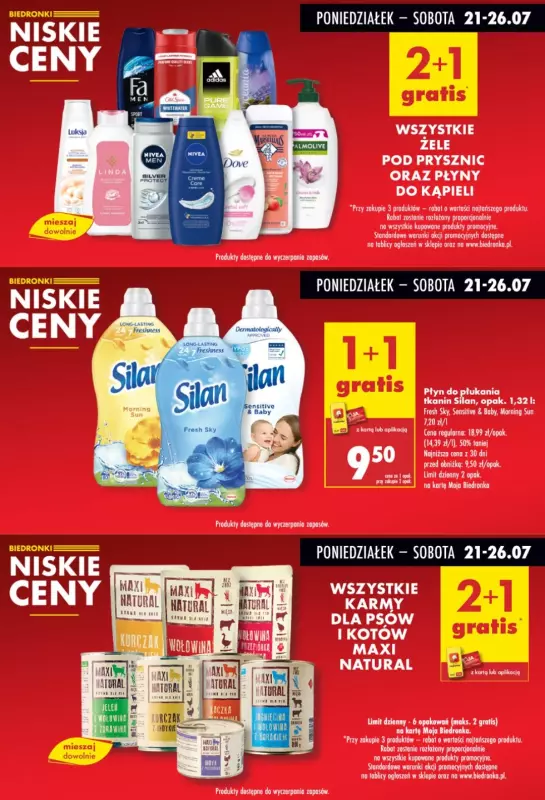 Biedronka - gazetka promocyjna Biedronkowe oszczędności od poniedziałku 21.07 do czwartku 24.07 - strona 8