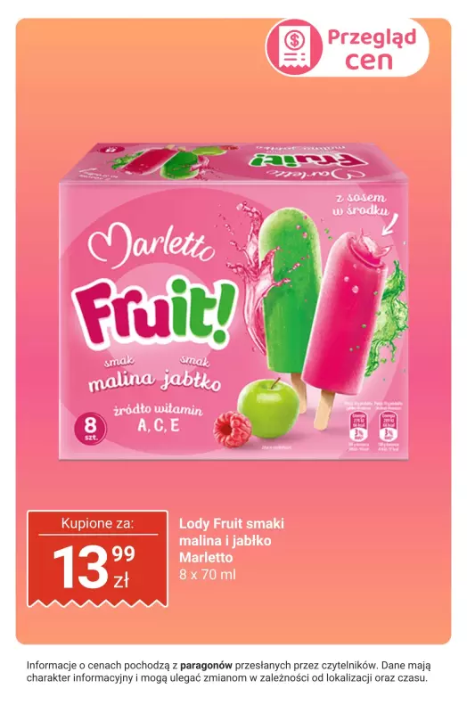 Biedronka - gazetka promocyjna Lody - przegląd cen od czwartku 24.07 do soboty 26.07 - strona 2