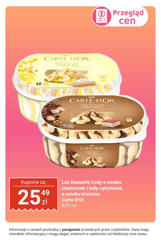 Biedronka - gazetka promocyjna Lody - przegląd cen od czwartku 24.07 do soboty 26.07 - strona 9