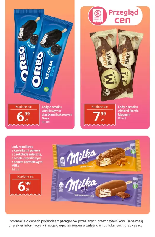 Biedronka - gazetka promocyjna Lody - przegląd cen od czwartku 24.07 do soboty 26.07 - strona 3