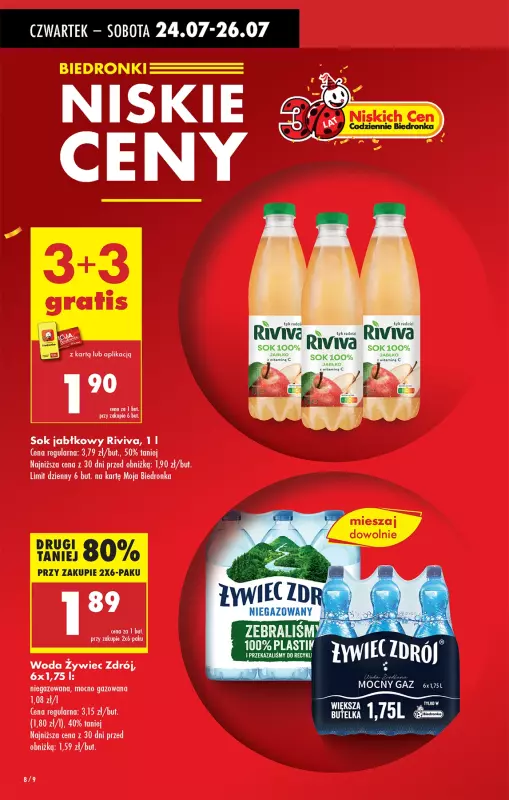 Biedronka - gazetka promocyjna Od czwartku od czwartku 24.07 do środy 30.07 - strona 10