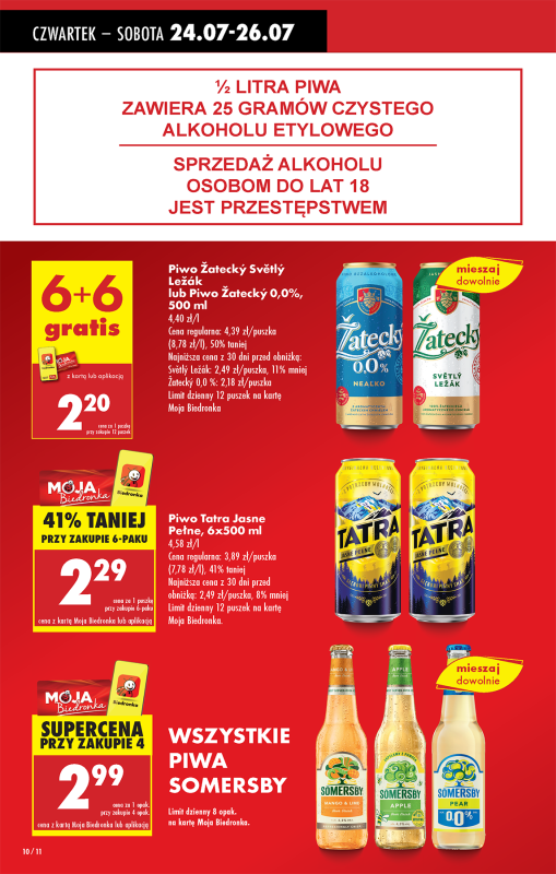Biedronka - gazetka promocyjna Od czwartku od czwartku 24.07 do środy 30.07 - strona 12