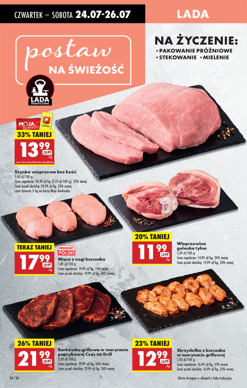 Biedronka - gazetka promocyjna Od czwartku, Z ladą tradycyjną od czwartku 24.07 do środy 30.07 - strona 30