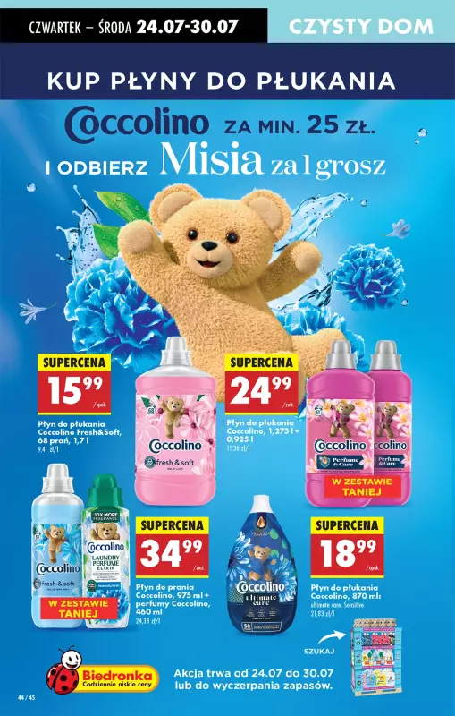 Biedronka - gazetka promocyjna Od czwartku, Z ladą tradycyjną od czwartku 24.07 do środy 30.07 - strona 64
