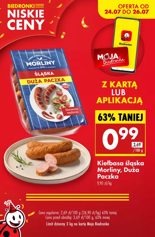 Biedronka - gazetka promocyjna Promocje z kartą Moja Biedronka! od czwartku 24.07 do soboty 26.07 - strona 6