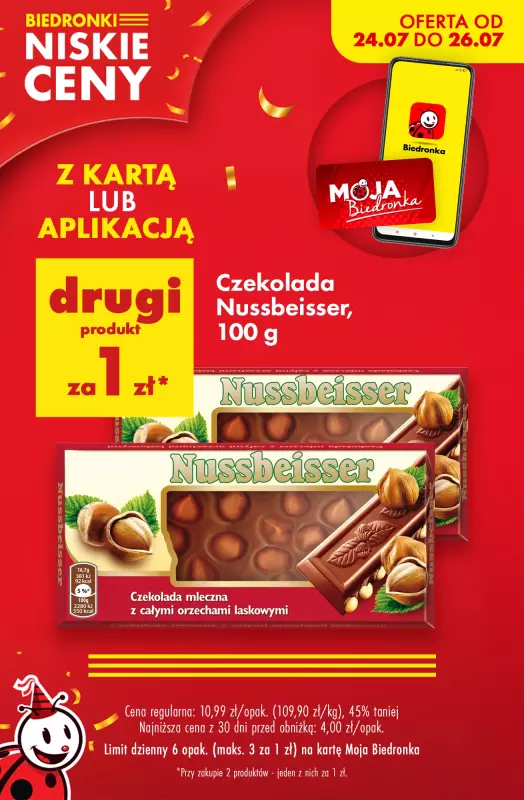 Biedronka - gazetka promocyjna Promocje z kartą Moja Biedronka! od czwartku 24.07 do soboty 26.07 - strona 9