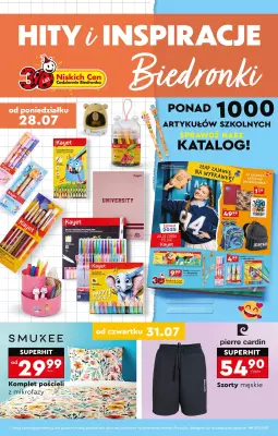 Biedronka - gazetka promocyjna Okazje tygodnia od 28.07 od poniedziałku 28.07 do środy 13.08