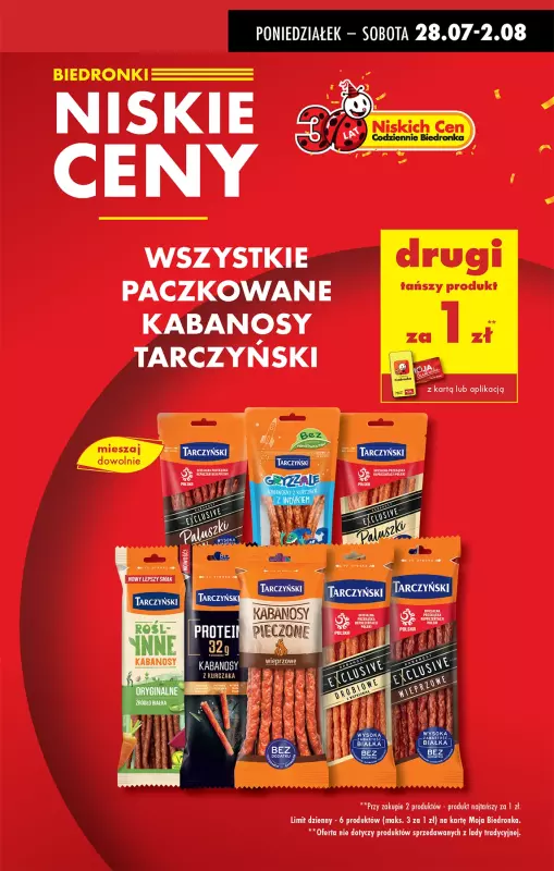 Biedronka - gazetka promocyjna Od poniedziałku od poniedziałku 28.07 do niedzieli 03.08 - strona 13