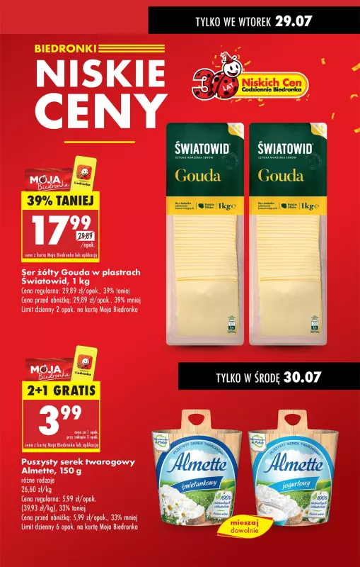 Biedronka - gazetka promocyjna Od poniedziałku od poniedziałku 28.07 do niedzieli 03.08 - strona 9